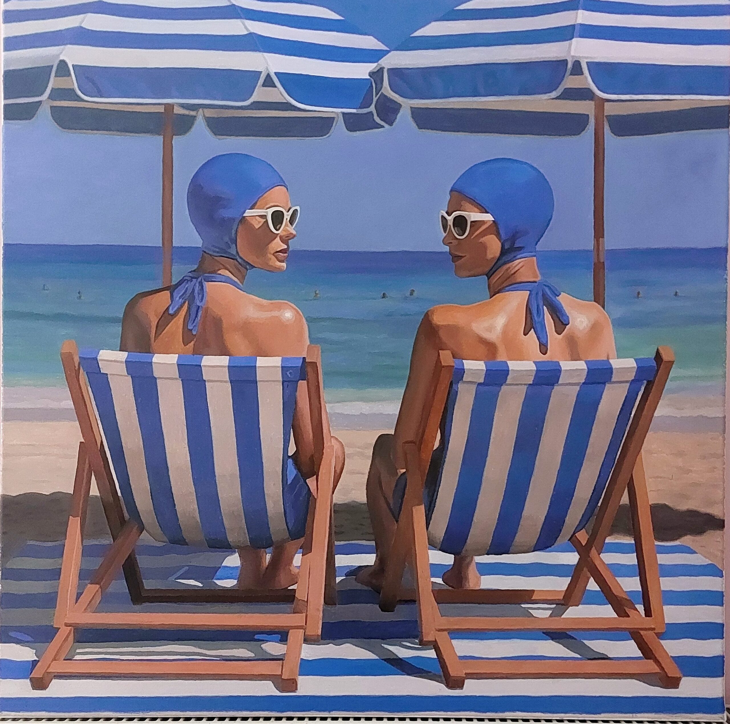 Tide Talk. Oil on canvas 80x80cm